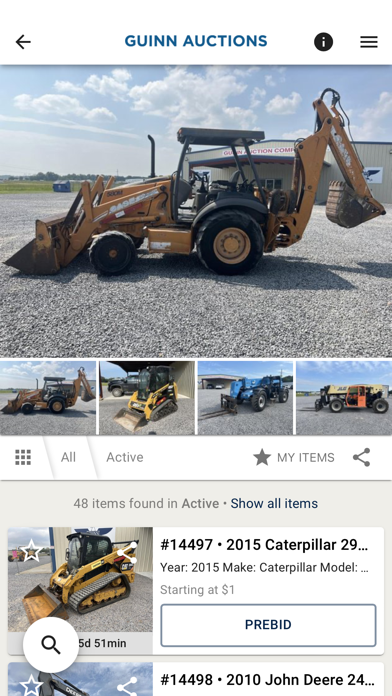 Guinn Auction Company Screenshot