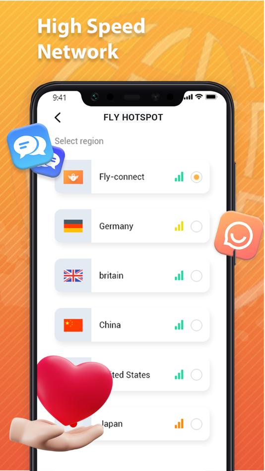 #1. Fly Hotspot - Fast VPN (iOS) 由: Fun Jointly Technology Co., Ltd.