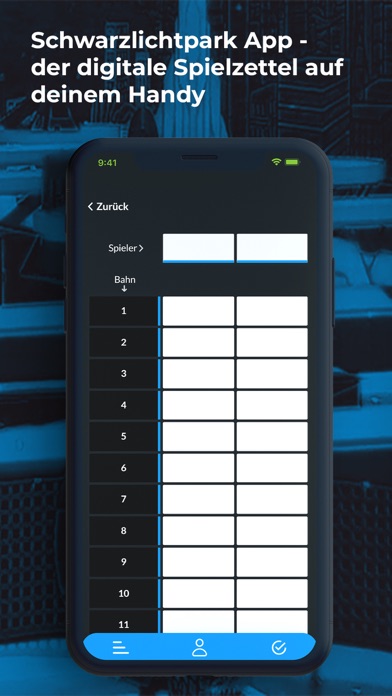 Schwarzlichtpark App Screenshot