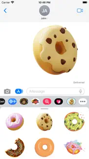 donuts deluxe stickers iphone screenshot 1