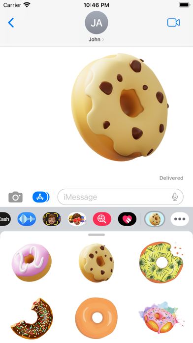Donuts Deluxe Stickers Screenshot