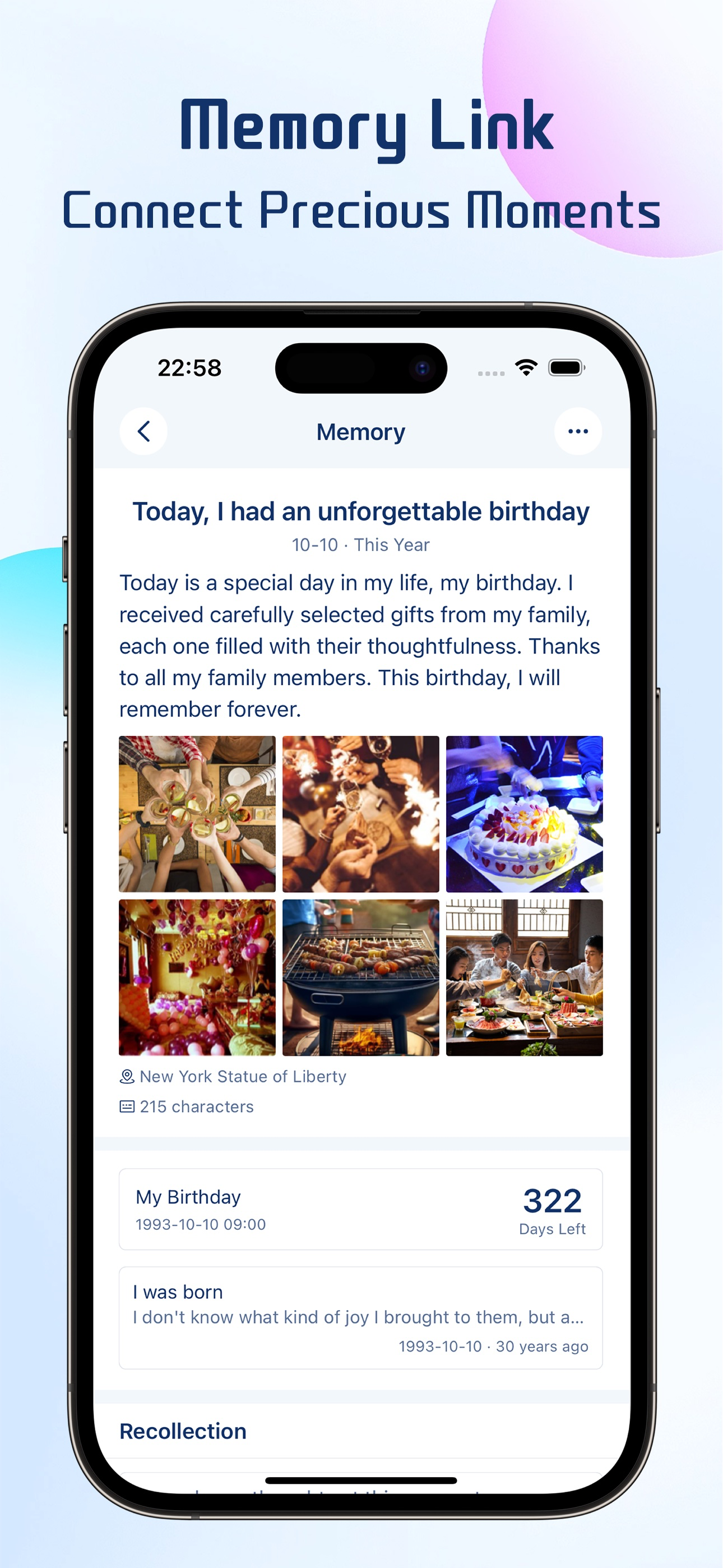 Memo - Timeline · Anniversary