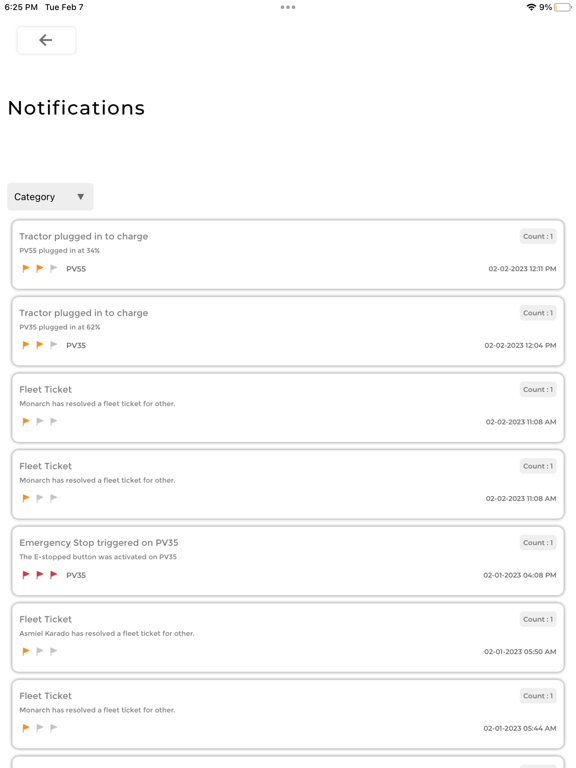 Monarch Tractor iPad screenshot 3 - Productivity app