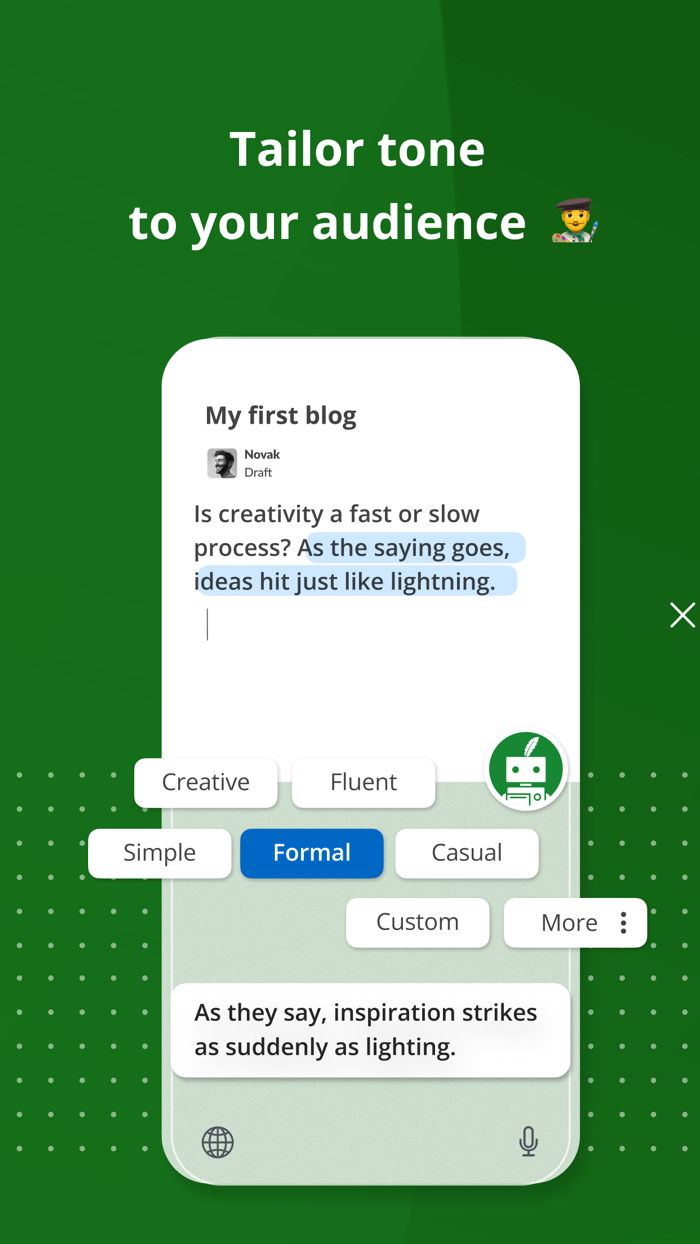 QuillBot - AI Writing Keyboard