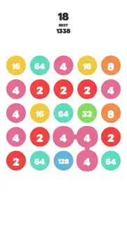 merge dots - 2048 puzzle games iphone screenshot 3