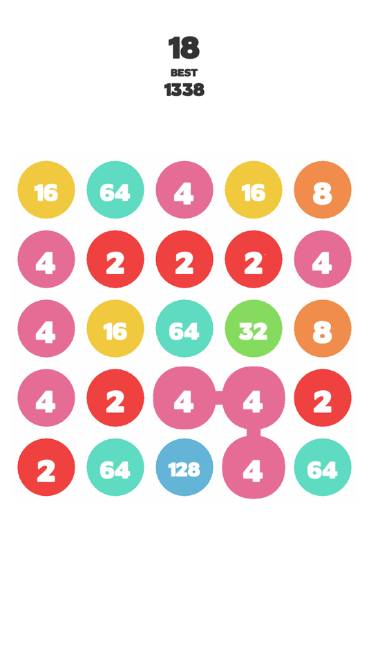 #3. Merge Dots - 2048 Puzzle Games (iOS) 由: Mediaflex Games
