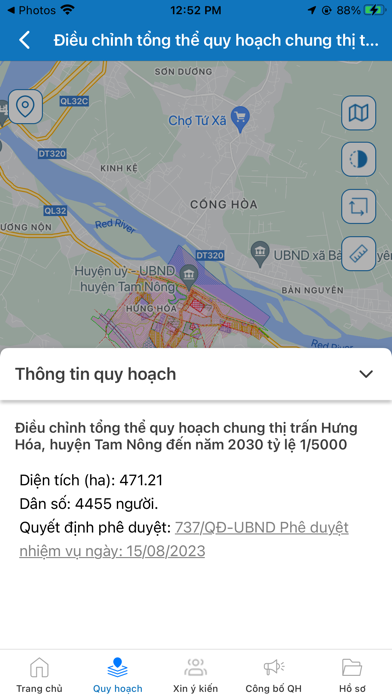 Hệ thống GIS Phú Thọ Screenshot