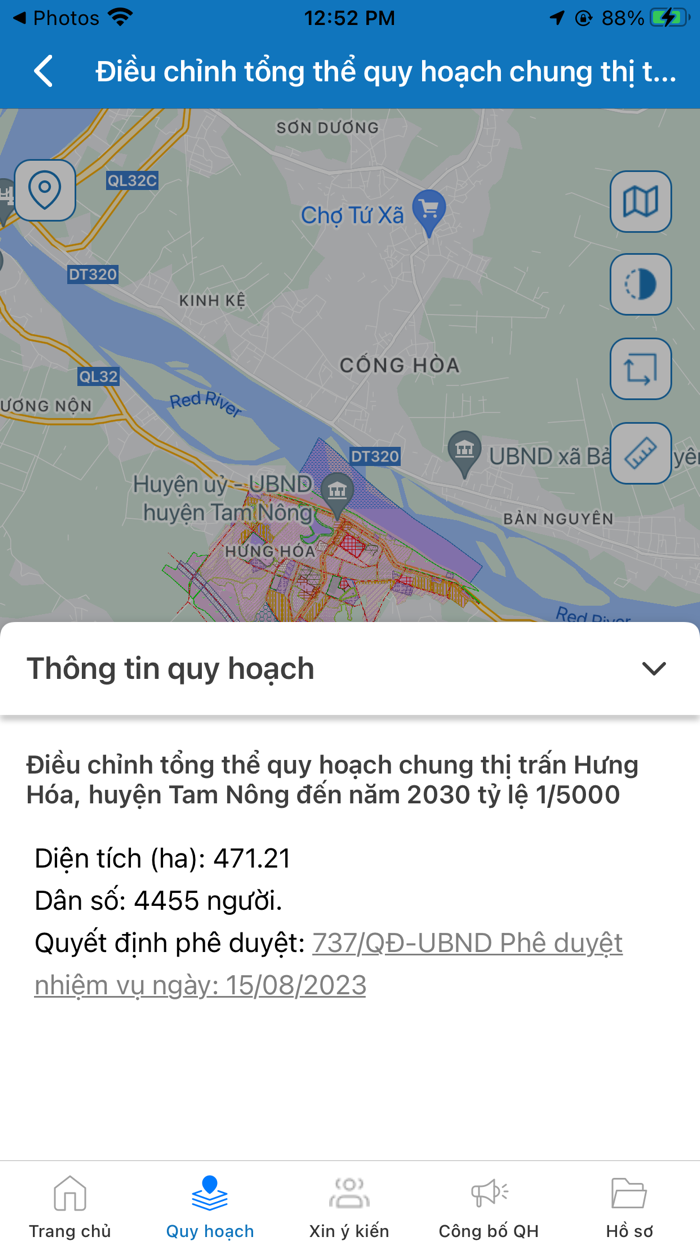 Hệ thống GIS Phú Thọ