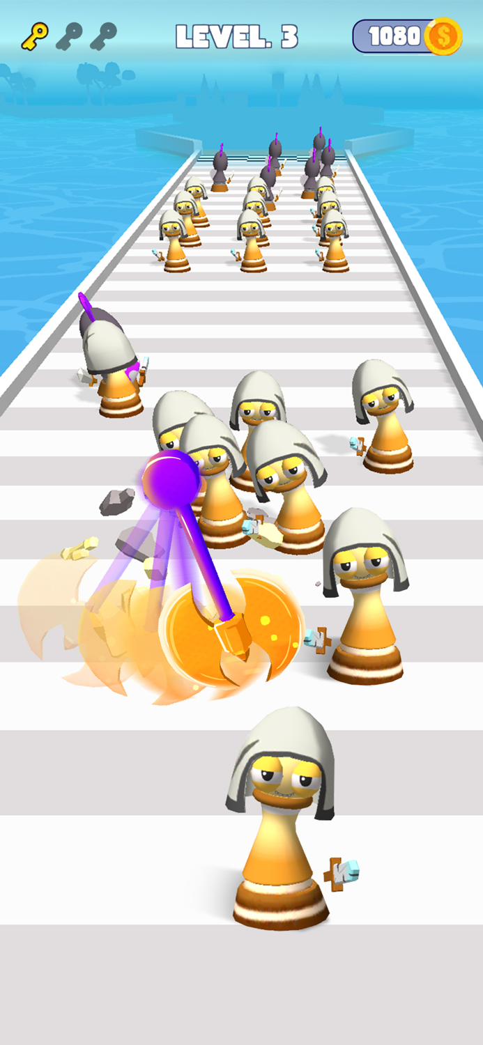 Chess Lore Run Merge Queen