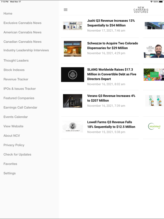 Screenshot #5 pour New Cannabis Ventures
