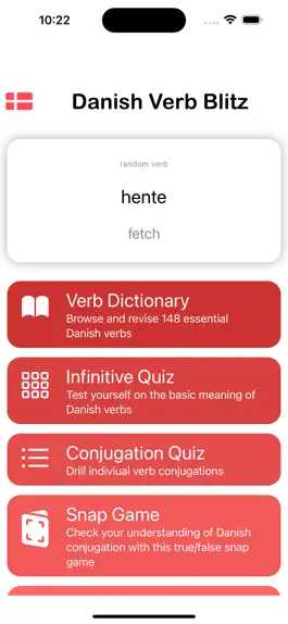 Game screenshot Danish Verb Blitz mod apk