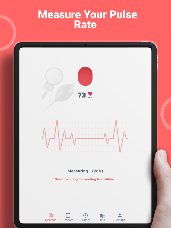 Heart Rate Tracker Diary iPad screenshot 9 - Utilities app