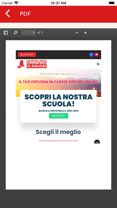 Istituto Galilei Screenshot