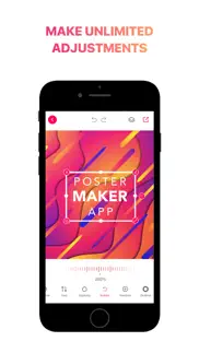 poster flyer maker logo design iphone screenshot 3