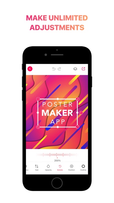 Poster Flyer Maker Logo Design Screenshot
