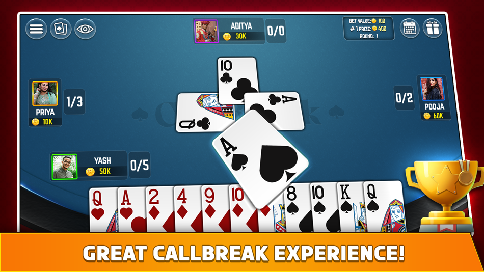 Callbreak - Offline Card Games - 1.1 - (iOS)