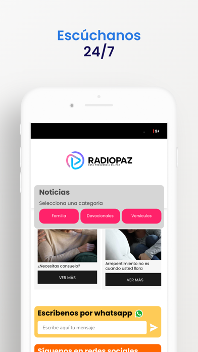 Radio Paz Screenshot