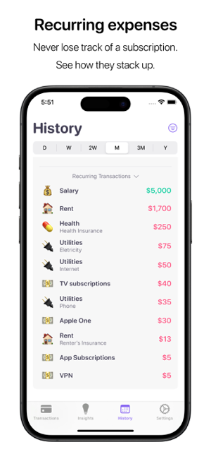 ‎Nudget: Spending Tracker Screenshot