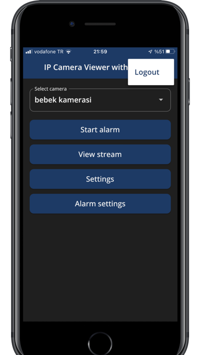 IP Camera Viewer with Alarms Screenshot