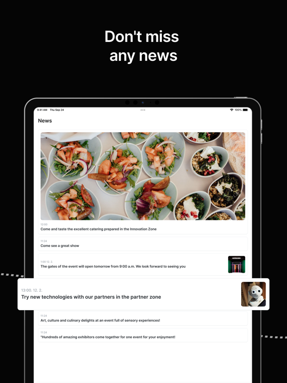 My Events by Attendu iPad screenshot 4 - Utilities app
