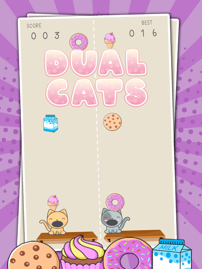 Dual Cats Kawaii Cat Game