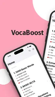 vocaboost: learn english iphone screenshot 1