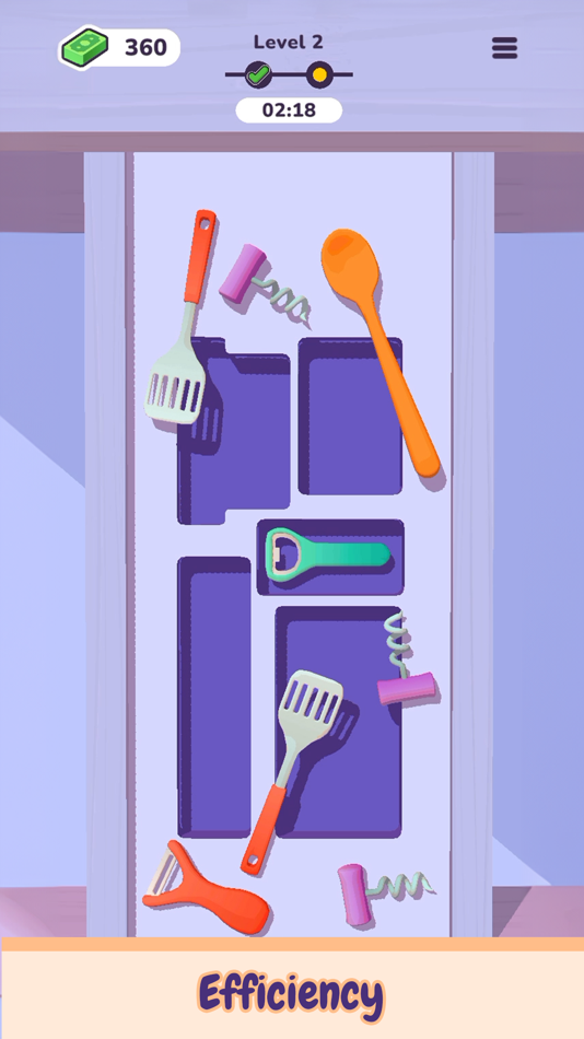 #5. Drawer Sort (iOS) 来自: Kwalee Ltd