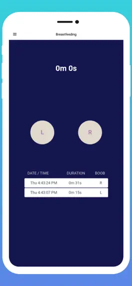 Game screenshot Breast Feeding Tracker App mod apk