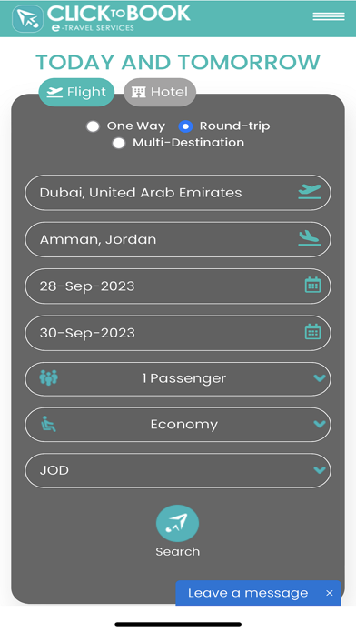 ClickToBook Screenshot