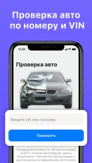 Проверка авто по номеру и ВИН iphone screenshot 1