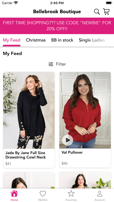 Bellebrook Boutique Screenshot