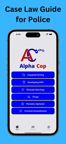 Game screenshot Alpha Cop - Case Law Guide mod apk