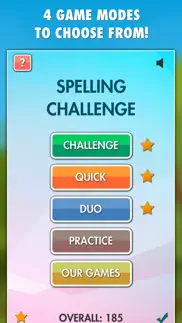 spelling challenge game problems & solutions and troubleshooting guide - 1