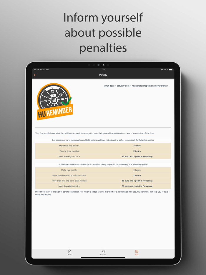 HU Reminder  MOT reminder