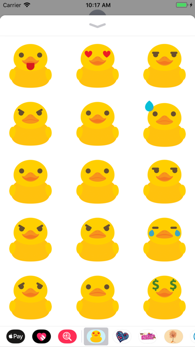 Yellow Rubber Duck Stickers Screenshot