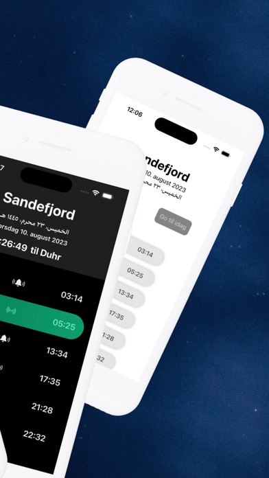 Screenshot 2 of Aziza Bønnetider App