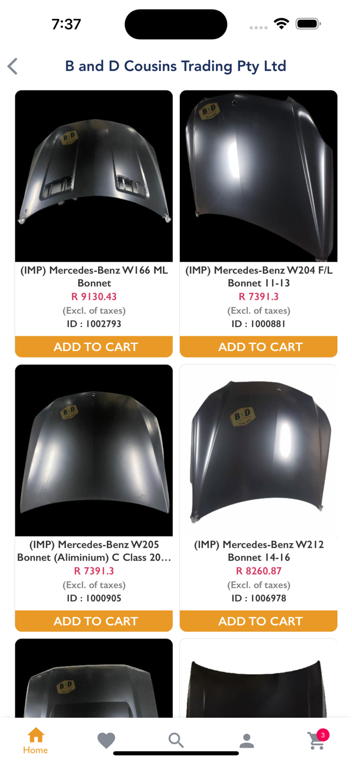 BD Auto Commercial Buyers App