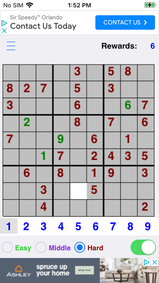 #2. Funny Sudoku - Classic version (iOS) Podle: Tsan Huang Chen
