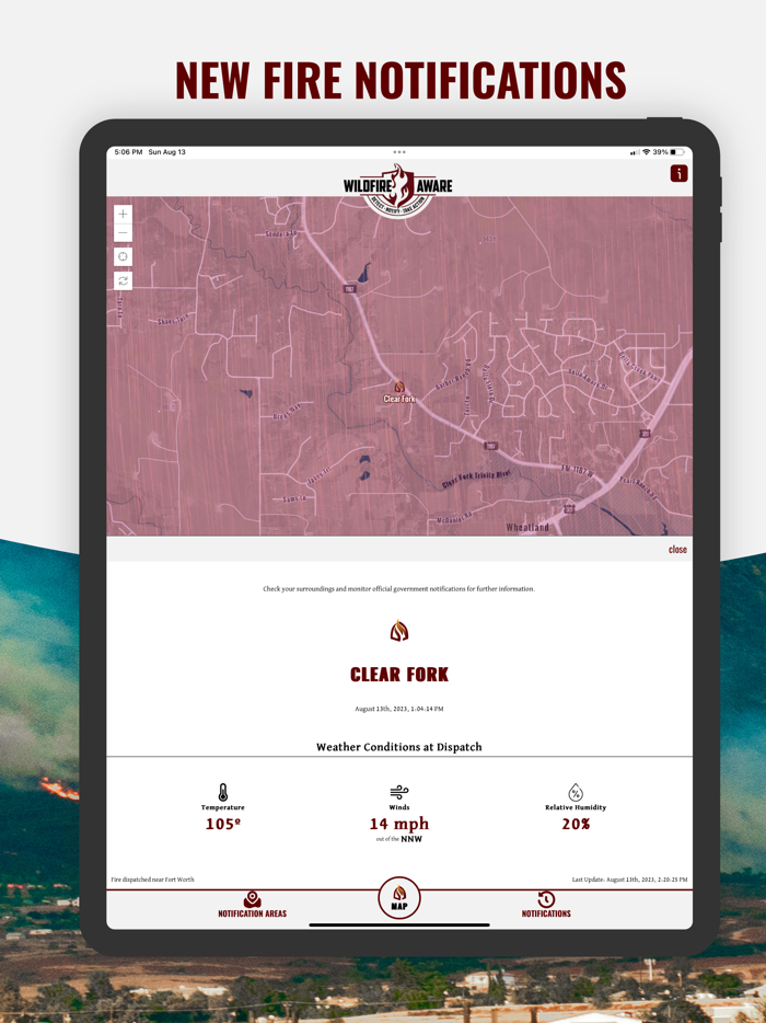 Wildfire Aware  Fire Alerts