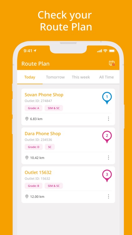 Cellcard Sales Force App