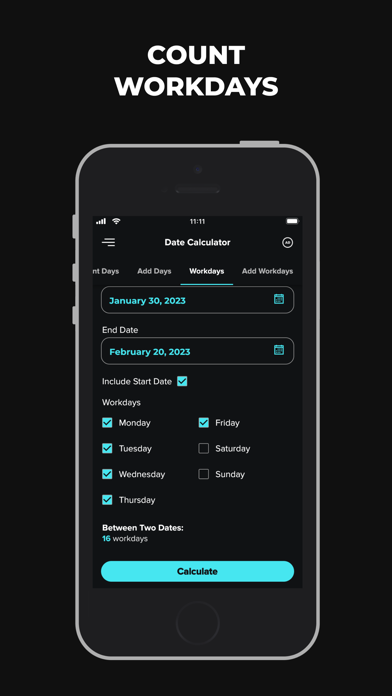 Date & Time Calculator App Screenshot