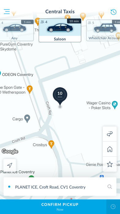 Central Taxis (West Midlands) Screenshot