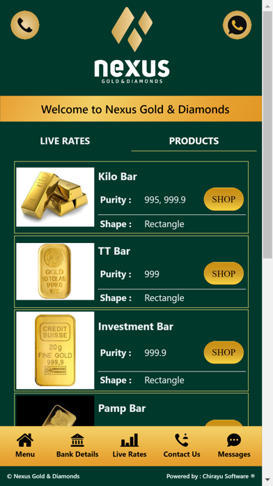 Nexus Gold And Diamonds Screenshot