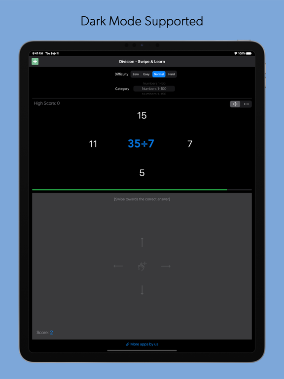 Screenshot #4 for Division Math - Swipe & Learn