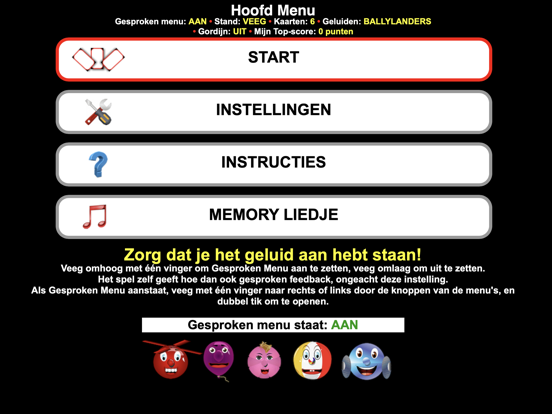 Ballyland Geluiden Memory iPad app afbeelding 3