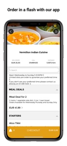 Vermilion Indian Cuisine screenshot #1 for iPhone