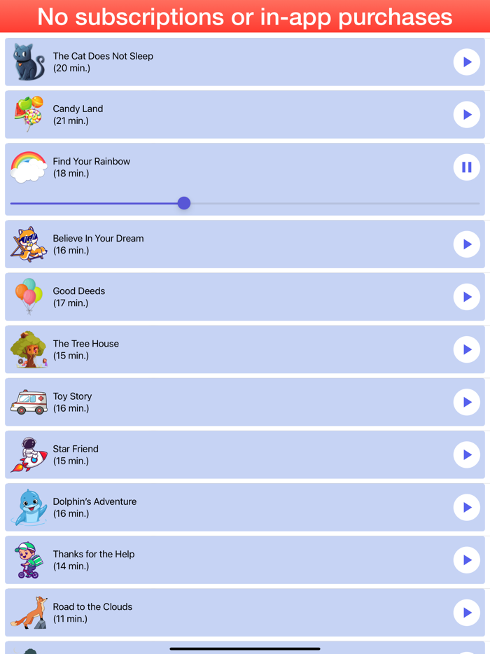 Bedtime stories for calm kids