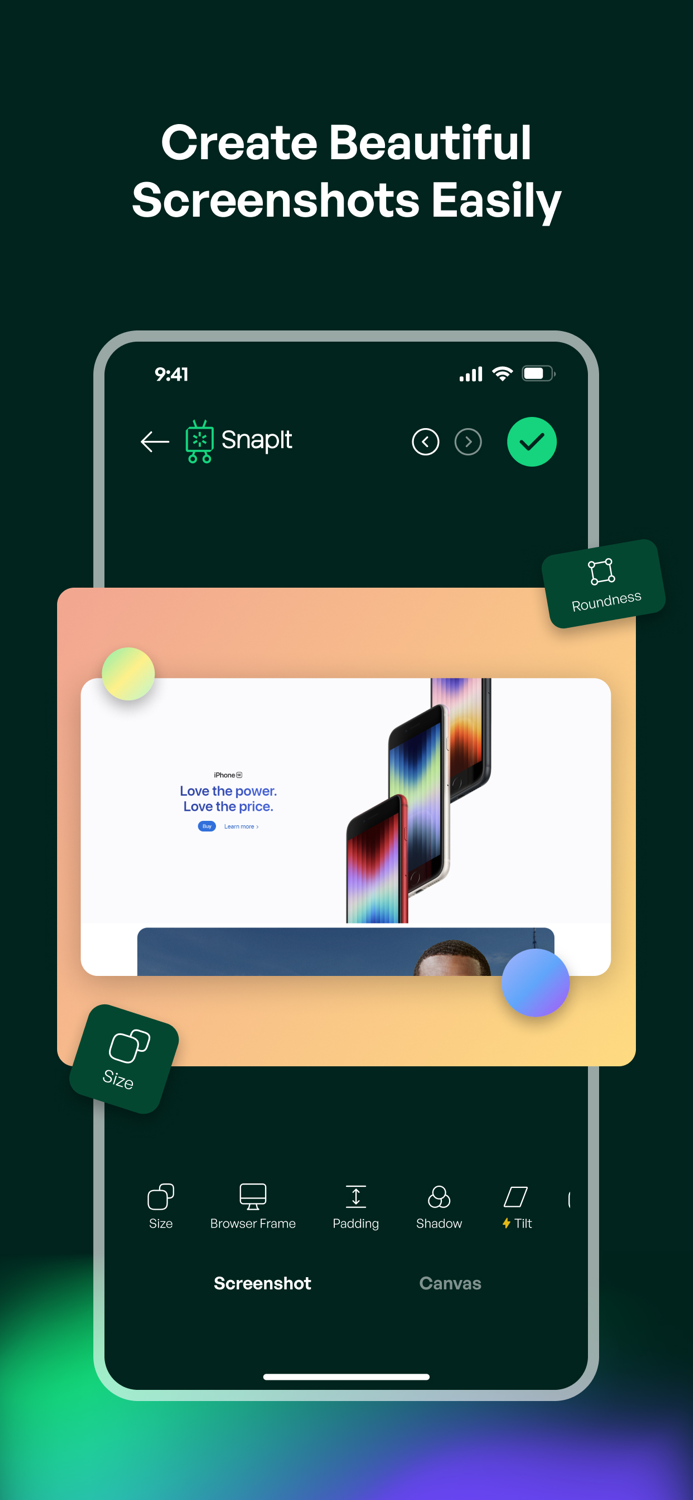 Screenshots and Mockups for All