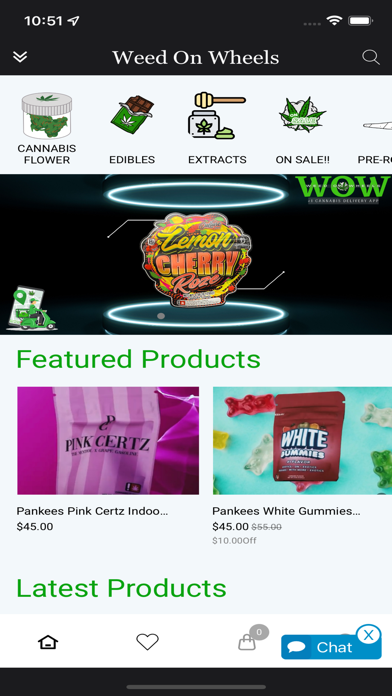 Weed On Wheels Delivery Screenshot