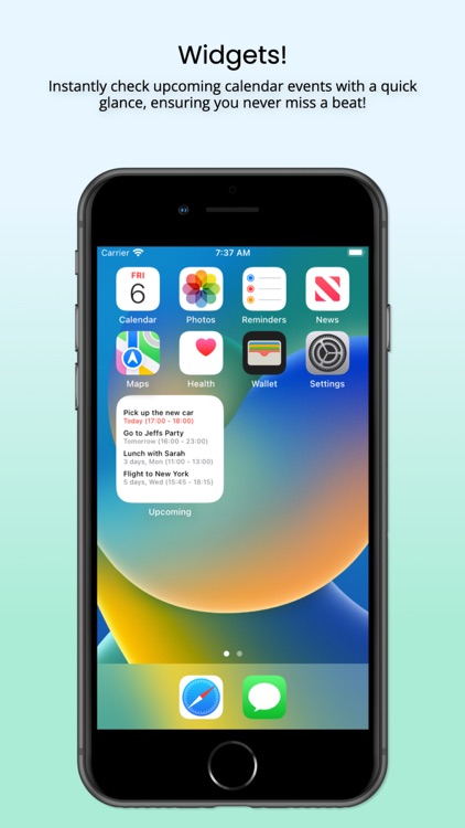 Upcoming Calendar Events